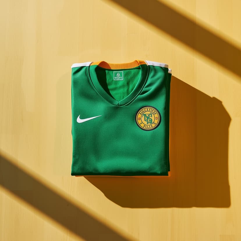 Camisetas de fútbol apiladas